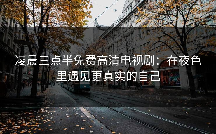 凌晨三点半免费高清电视剧：在夜色里遇见更真实的自己